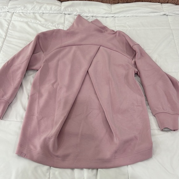 Lululemon Modal-Blend Turtleneck Tunic in Peony pink size 6 - Picture 3 of 5